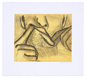 Soft Ground Etching – Yellow by Bruce Nauman at Gemini G.E.L. at Joni Moisant Weyl
