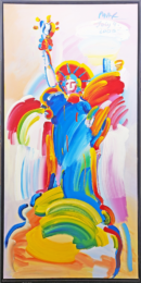 Statue of Liberty (Huge Painting) by Peter Max at GallArt.com