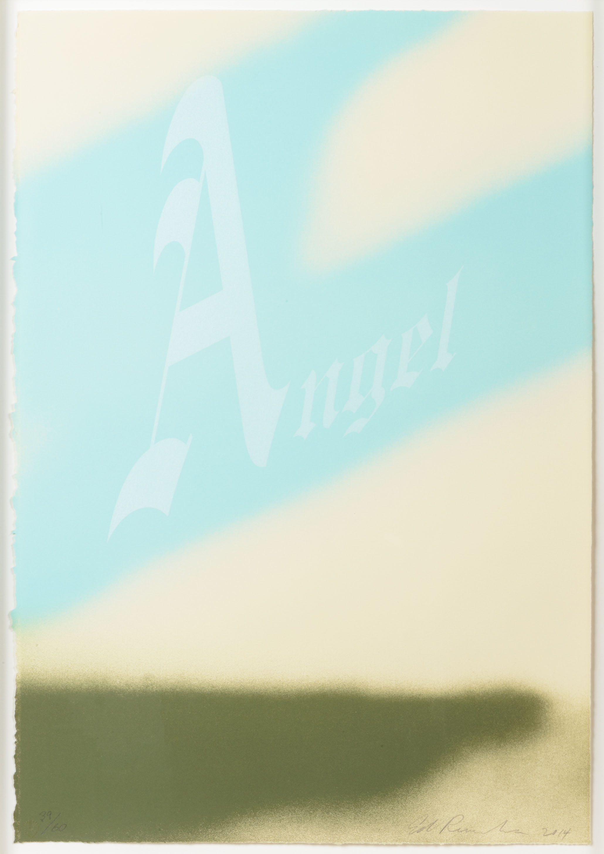 Angel by Ed Ruscha