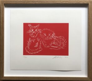 Cats (Red) by Ai Weiwei at Dellasposa