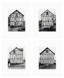 Framework Houses [Gable Walls] (Industrial District of Siegen) by Bernd & Hilla Becher at Krakow Witkin Gallery