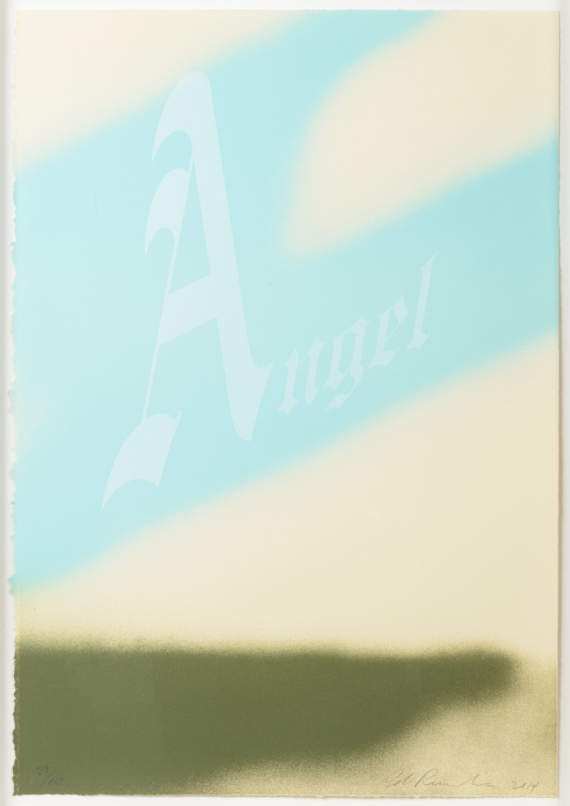 Angel by Ed Ruscha