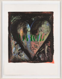 The Hand-Colored Viennese Hearts II by Jim Dine at Christopher-Clark Fine Art