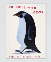 To Hell With Zoos by David Shrigley at Clifton Gallery