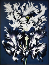 Two Parrot Tulips (Huge original painting) by Lowell Nesbitt at GallArt.com
