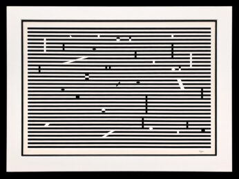 V (from Double Metamorphosis Series) Large Abstract Screen Print by Yaacov Agam at GallArt.com