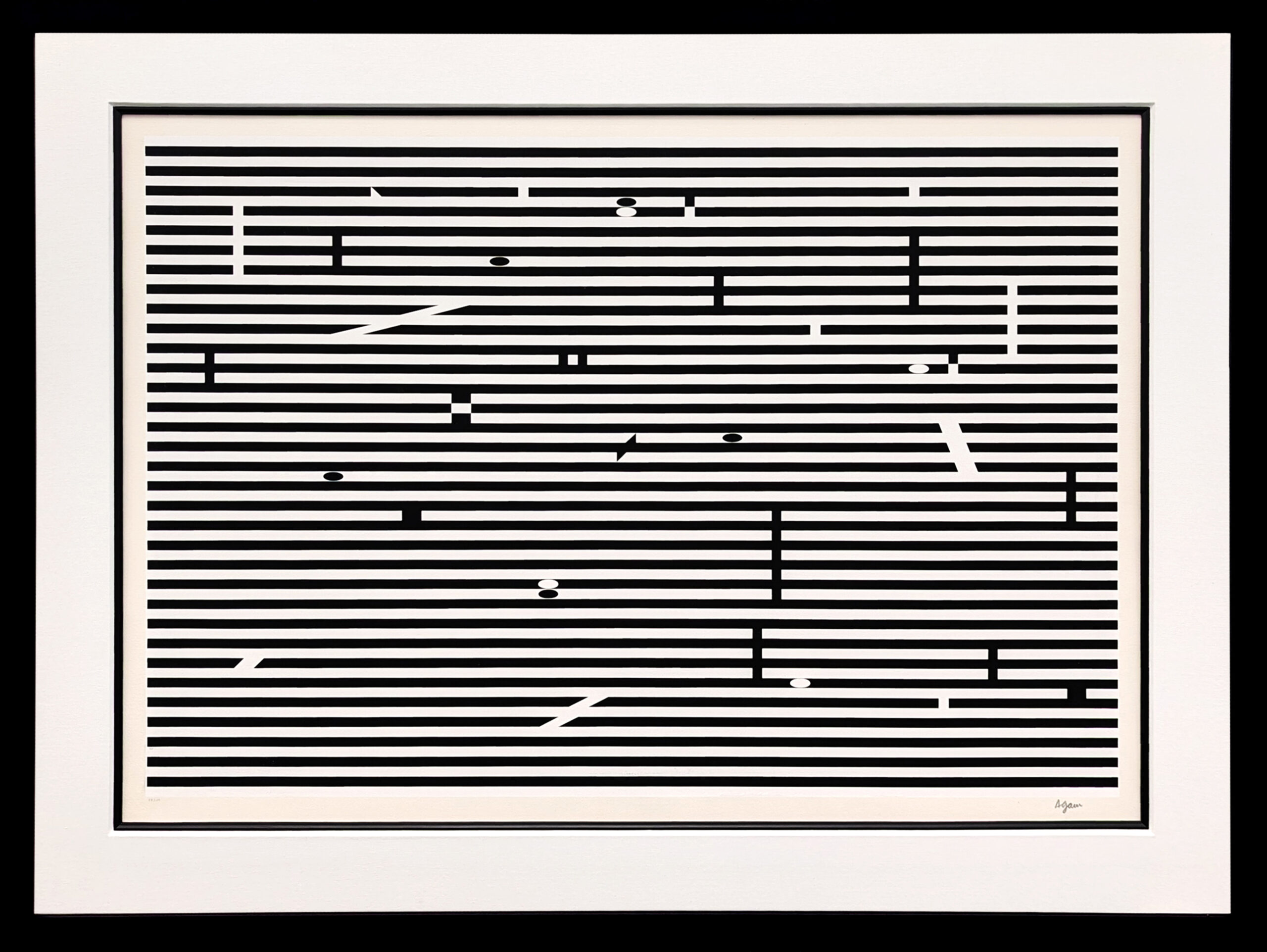 V (from Double Metamorphosis Series) by Yaacov Agam