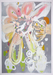 Wallflower Monotype (Rose/Citron/Silver No. 2) by Catherine Howe at Manneken Press (IFPDA)