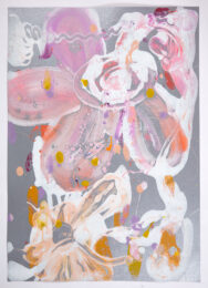 Wallflower Monotype (Rose/Violet/Silver) by Catherine Howe at Manneken Press (IFPDA)
