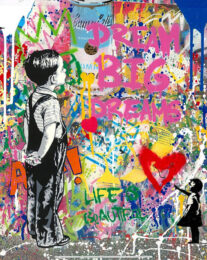 With All My Love by Mr Brainwash at Clifton Gallery