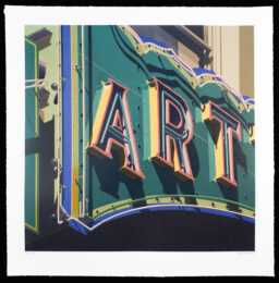 Art by Robert Cottingham at Gary Lichtenstein Editions