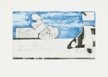 Blue Softground by Richard Diebenkorn at Michael Lisi/Contemporary Art