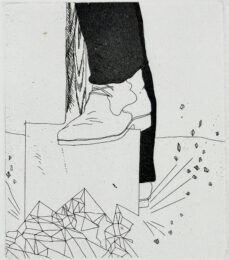 Digging up glass (Six Fairy Tales from the Brothers Grimm) by David Hockney at Petersburg Press