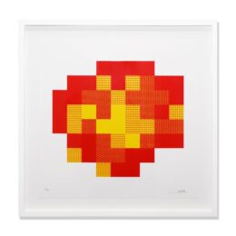Explosion by Invader at Taglialatella Galleries