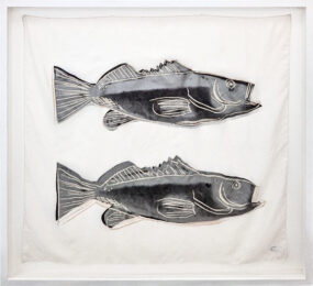 Fish FS IIIA.40 (estate stamped silk scarf) by Andy Warhol at GallArt.com
