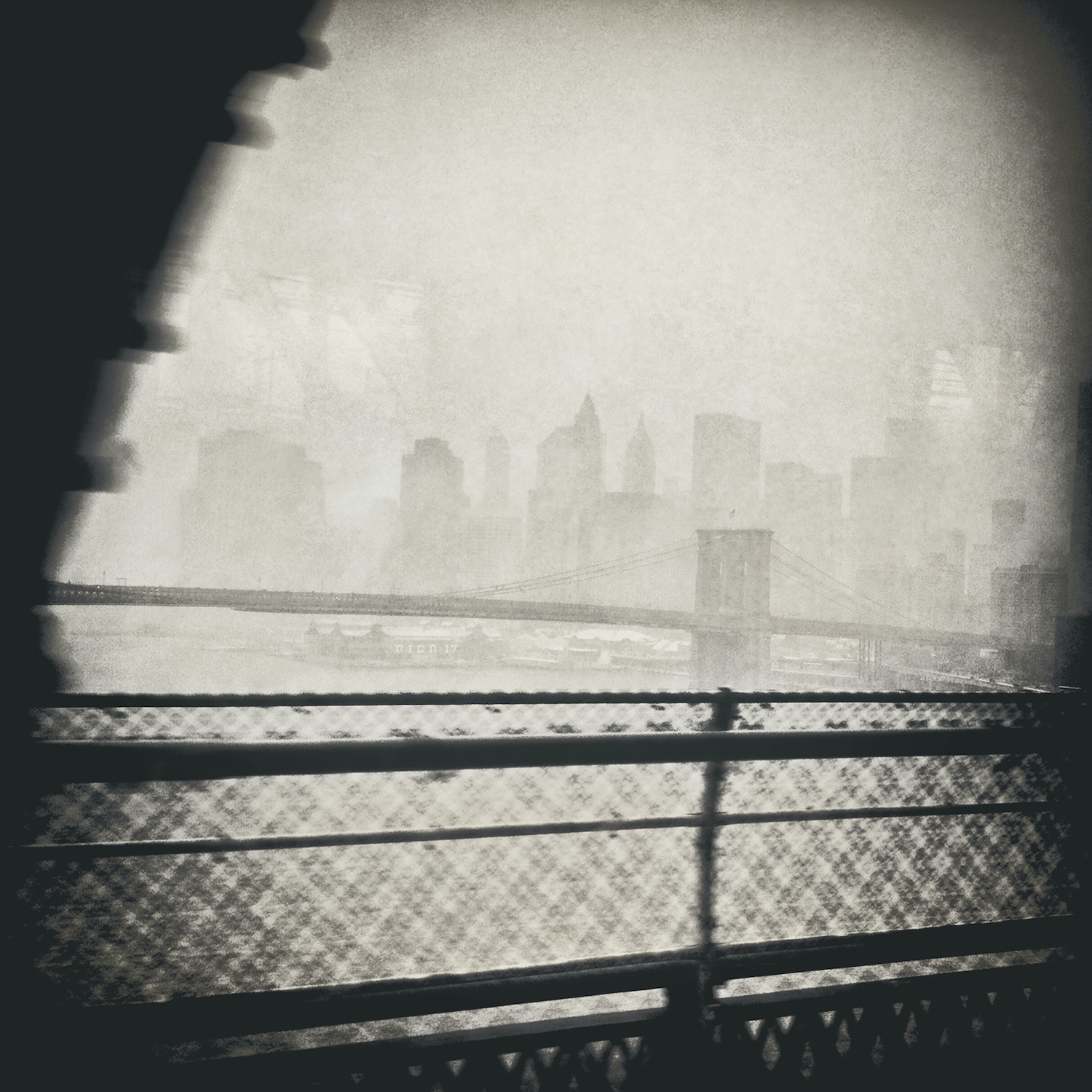 SNOW STORM OVER MANHATTAN, New York, USA. by Florian Innerkofler