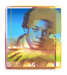 Jean-Michel Basquiat, 1984 by Richard Corman at Gary Lichtenstein Editions