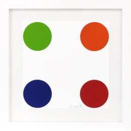 Jojoba Bean Oil (Rare Framed Woodcut) by Damien Hirst at GallArt.com