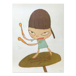 Marching on a Butterbur Leaf by Yoshitomo Nara at MLTPL