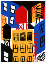 New York Night I by Tom Slaughter at Jim Kempner Fine Art