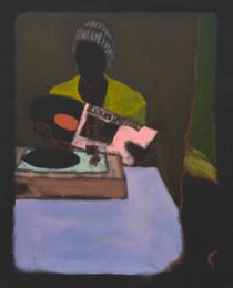 Playing Dub Records at Fima Post by Reggie Burrows Hodges at Lincoln Center Editions
