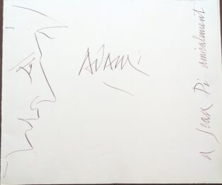 Profile by Valerio Adami at Sylvan Cole Gallery