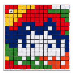 Rubik Camouflage by Invader at MLTPL