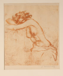 Seated Nude by Joza Bělohorský at Editions Graphiques Ltd