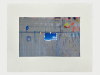 Sent us of the Air by Sarah Sze at LeRoy Neiman Center for Print Studies