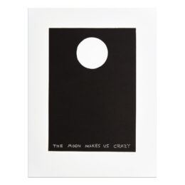 The Moon Makes Us Crazy by David Shrigley at MLTPL