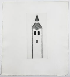 The church tower and the clock (Six Fairy Tales from the Brothers Grimm) by David Hockney at Petersburg Press