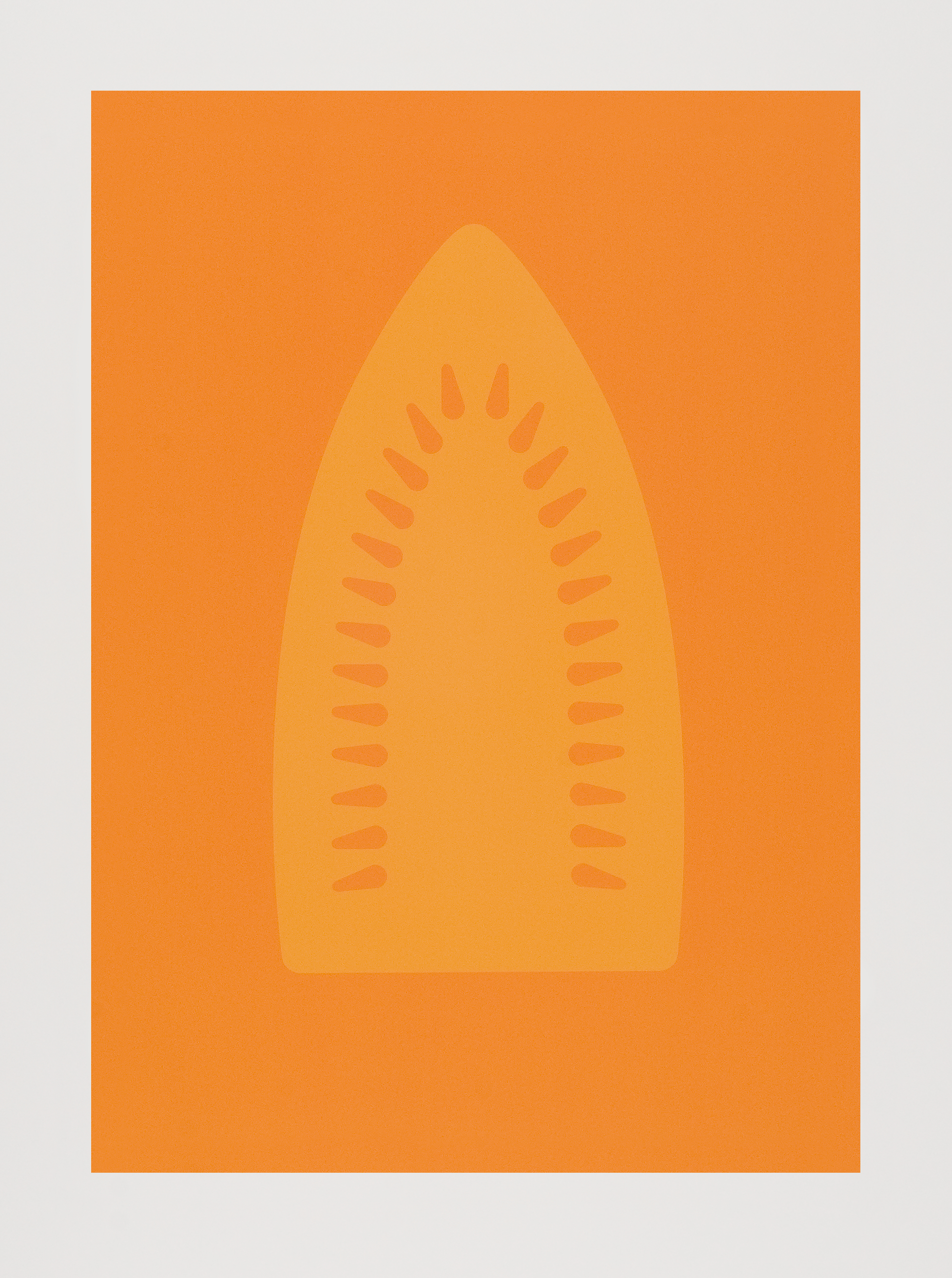 Virgin of Creativity (ascending) by Willie Cole