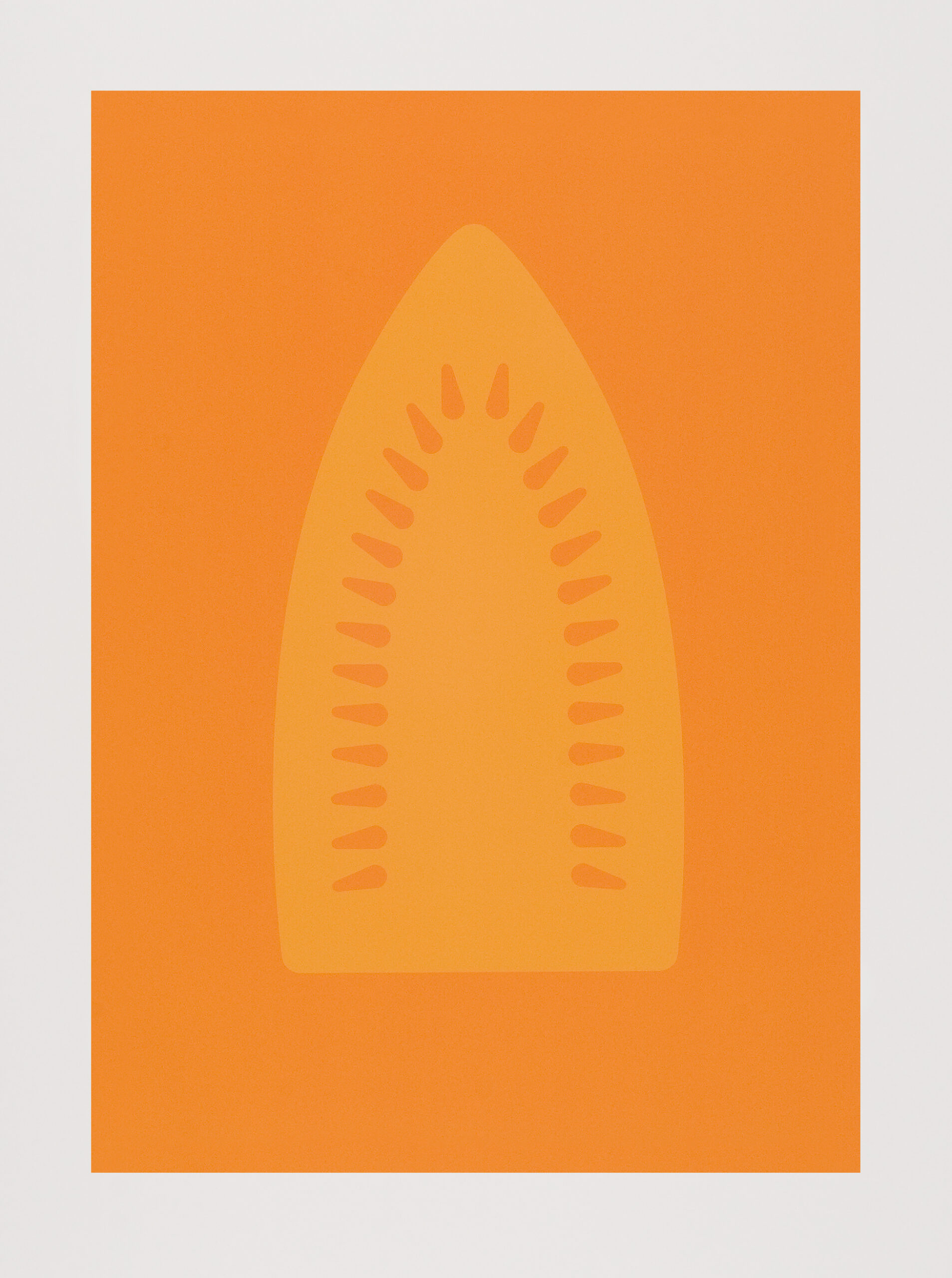 Virgin of Creativity (ascending) by Willie Cole