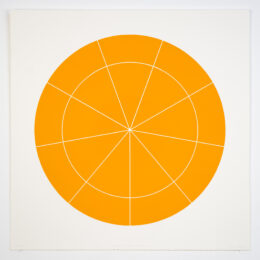 Array 500/Orange by Rupert Deese at Manneken Press (IFPDA)