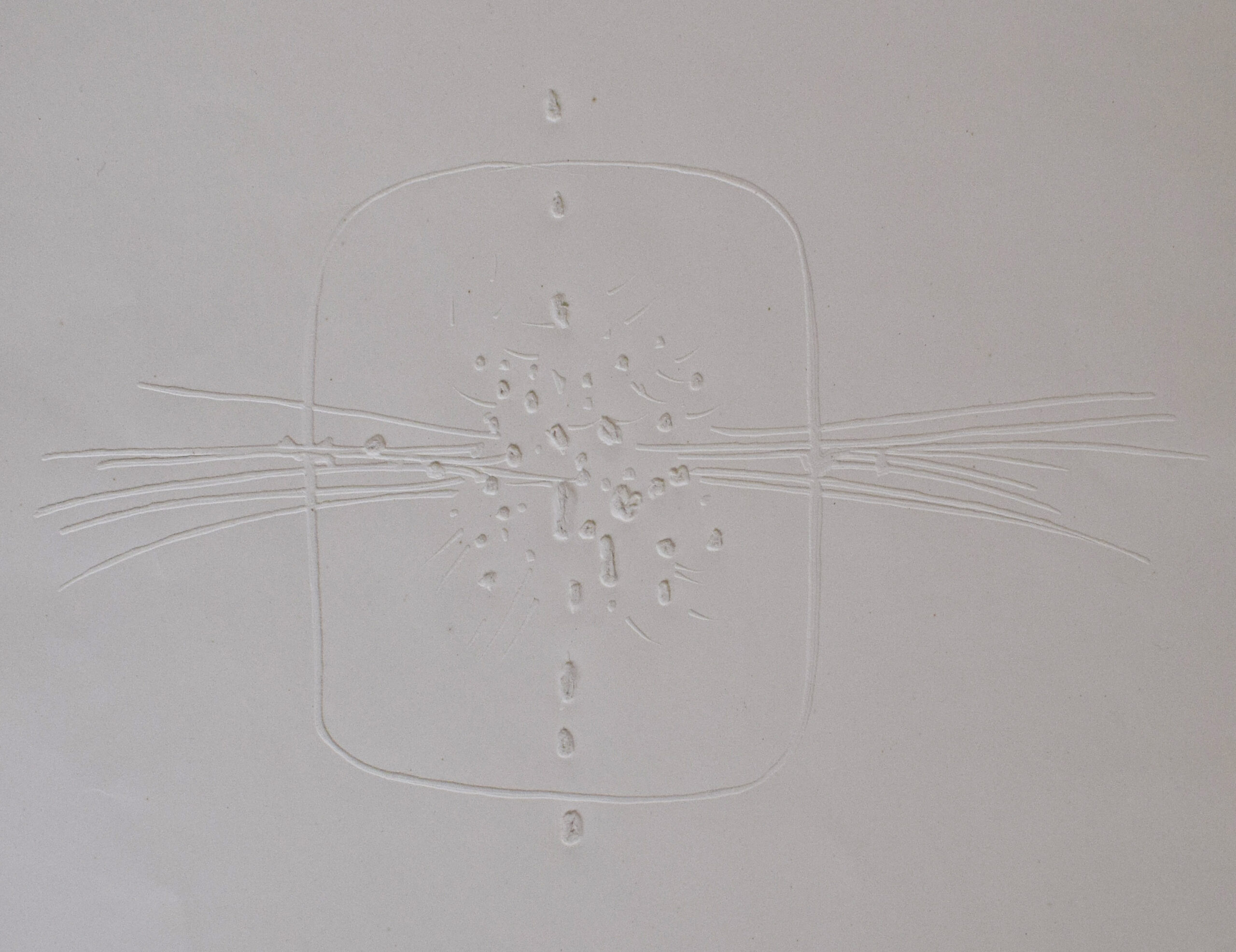 Composition I from, Untitled | Senza Titolo by Lucio Fontana