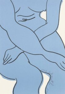 Blue Nude by GEORG JIRI DOKOUPIL | Printed Editions