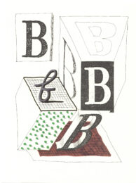 ‘B’ from ‘Hockney’s Alphabet’ by David Hockney at Dovehouse Contemporary