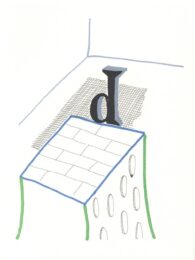 ‘D’ from ‘Hockney’s Alphabet’ by David Hockney at Dovehouse Contemporary