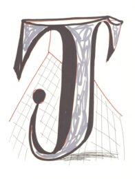 ‘J’ from ‘Hockney’s Alphabet’ by David Hockney at Dovehouse Contemporary
