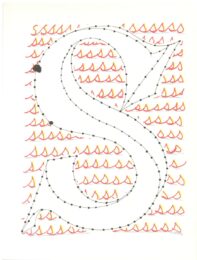 ‘S’ from ‘Hockney’s Alphabet’ by David Hockney at Dovehouse Contemporary