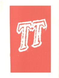 ‘T’ from ‘Hockney’s Alphabet’ by David Hockney at Dovehouse Contemporary