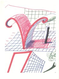 ‘V’ from ‘Hockney’s Alphabet’ by David Hockney at Dovehouse Contemporary
