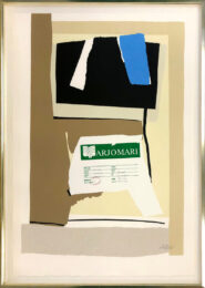 America-La France Variations VII (large hand signed lithograph) by Robert Motherwell at GallArt.com