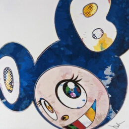 And Then X 6 (Lapis Lazuli: the Superflat Method) by Takashi Murakami at Dovehouse Contemporary
