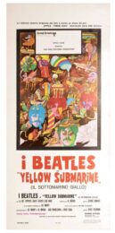 Beatles Yellow Submarine Pop Art 1968 Original Vintage Locandina on Linen by Peter Max at Dovehouse Contemporary