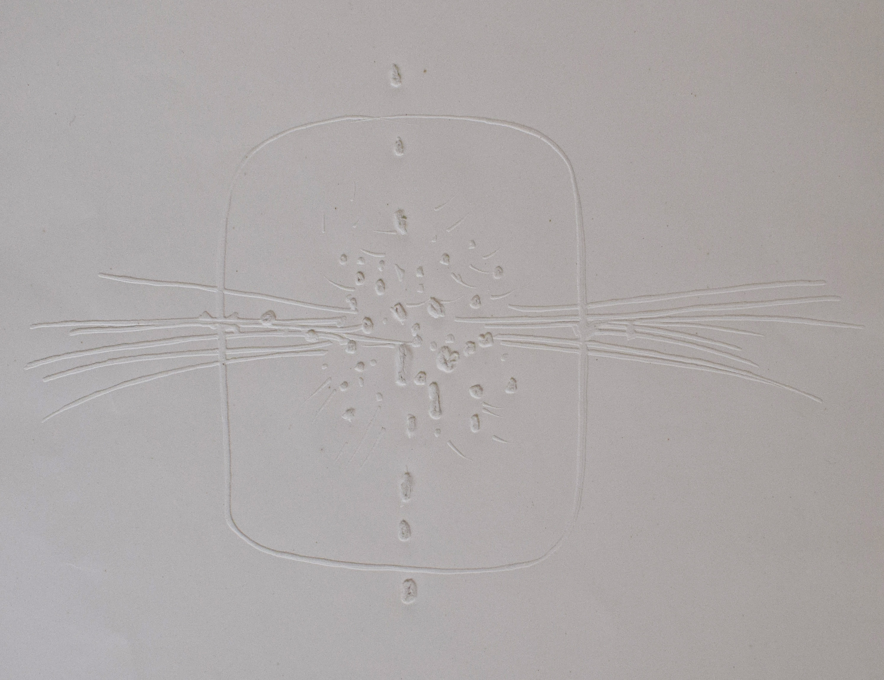 Composition I from, Untitled | Senza Titolo by Lucio Fontana