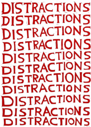 David Shrigley Distractions by David Shrigley at Clifton Gallery