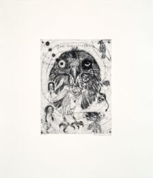 Gave Some Flesh from Skull Project by Brad Kahlhamer at LeRoy Neiman Center for Print Studies