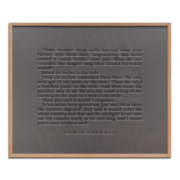 Map to Indicate (E.L., L.C.) by Joseph Kosuth at MLTPL