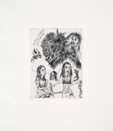 Mokus Mokus Little Squirrel from Skull Project by Brad Kahlhamer at LeRoy Neiman Center for Print Studies